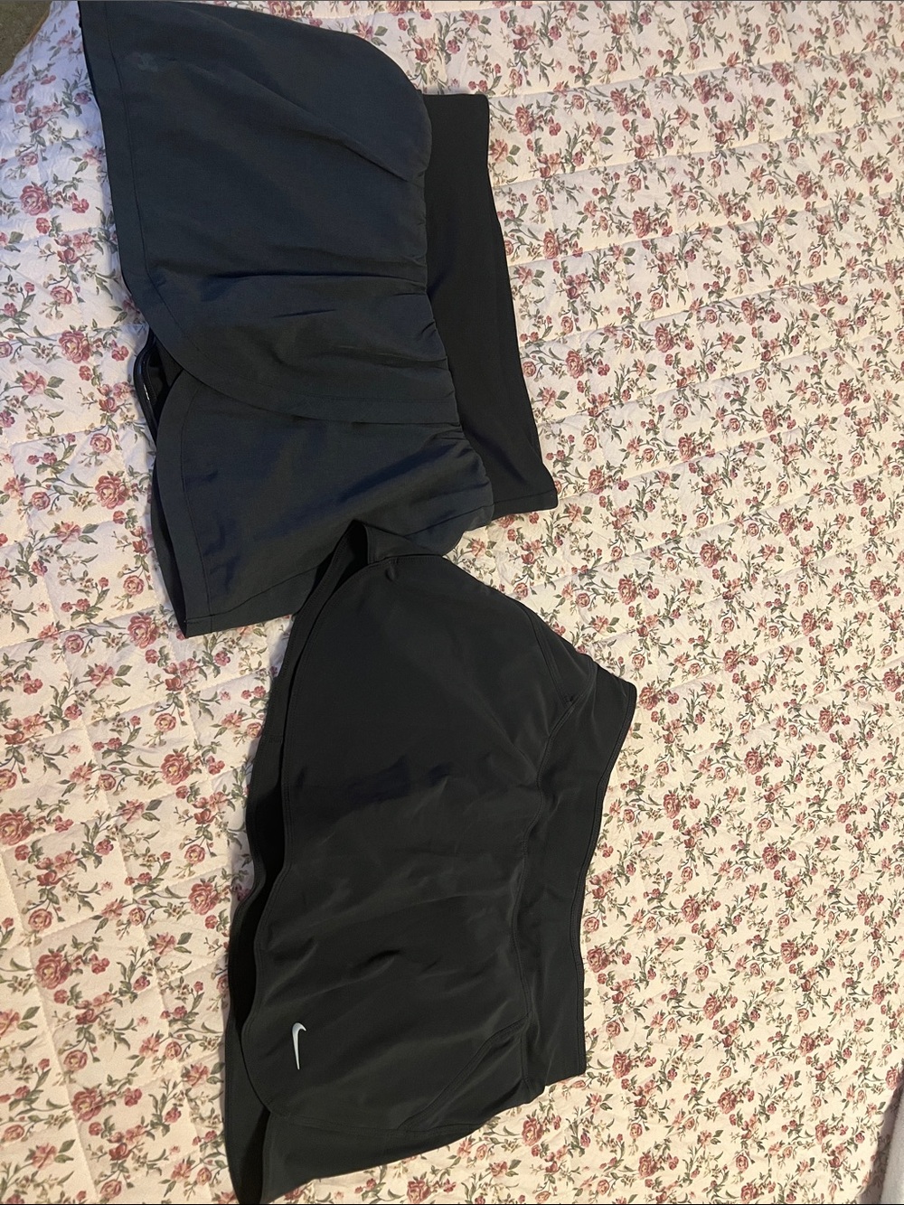 Nike and Under Armor 2 skirts- Black Women's Athletic Skort with Built-In Shorts